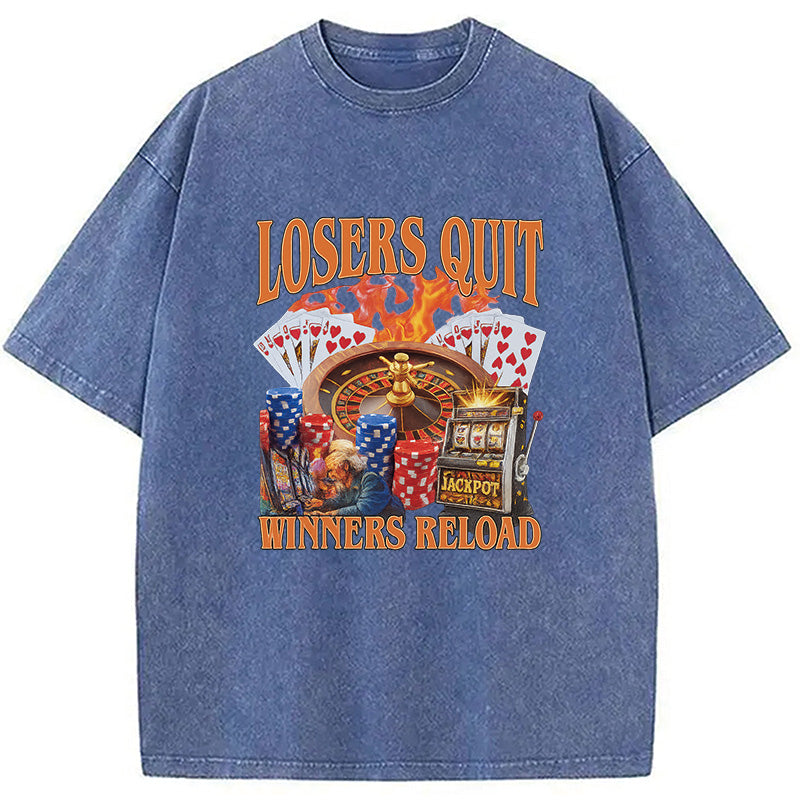 bbb Funny Gambling Washed T-Shirt