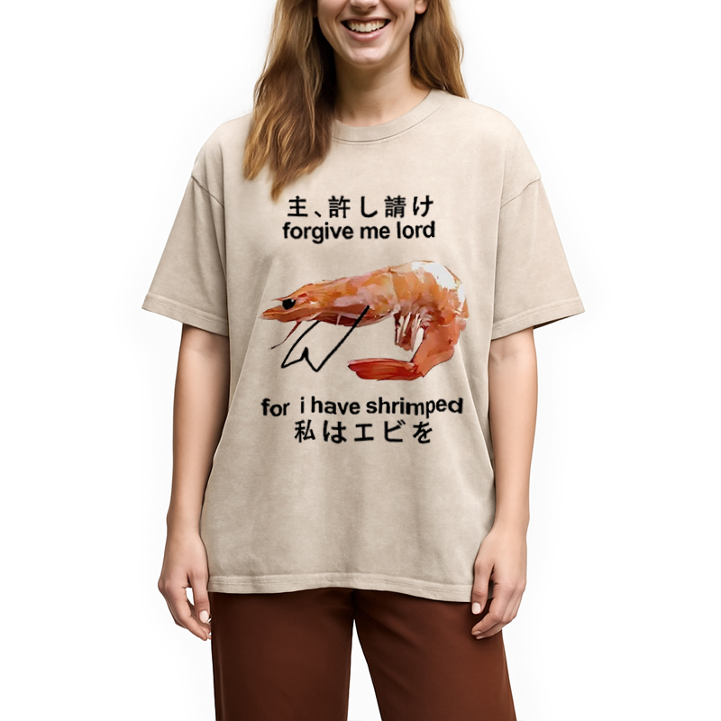 bbb Retreating Shrimp Washed T-Shirt