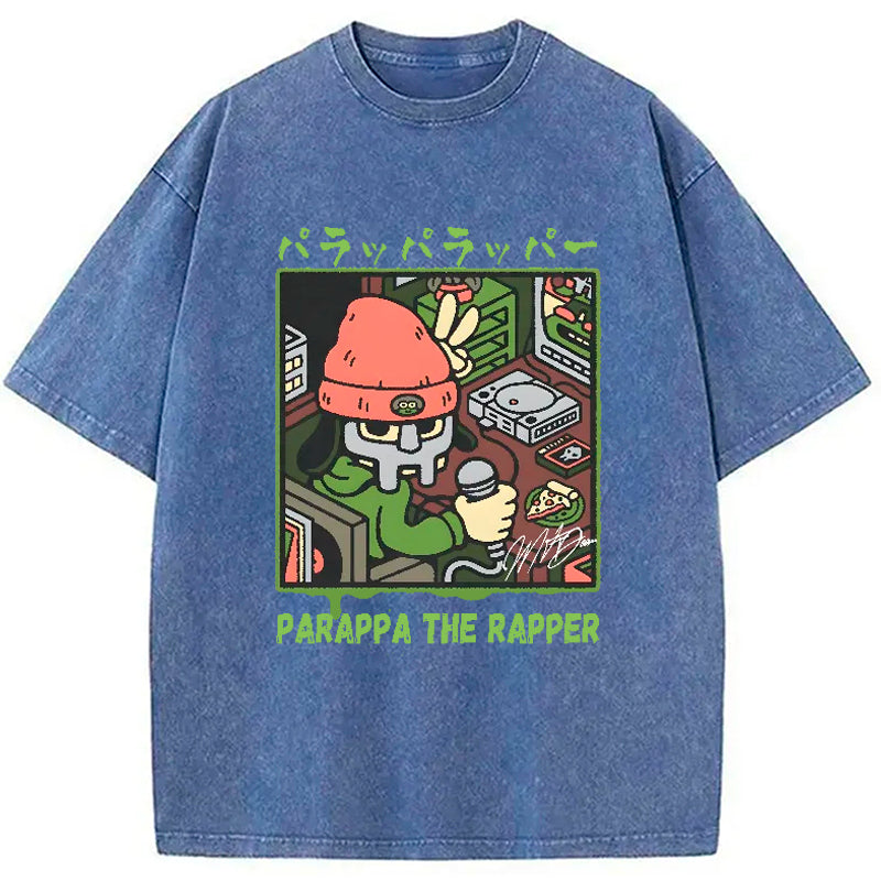 bbb PaRappa the Rapper MF DOOM Washed T-Shirt