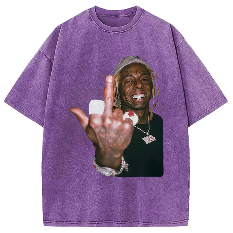 bbb North America Tour Lil Wayne Washed T-Shirt