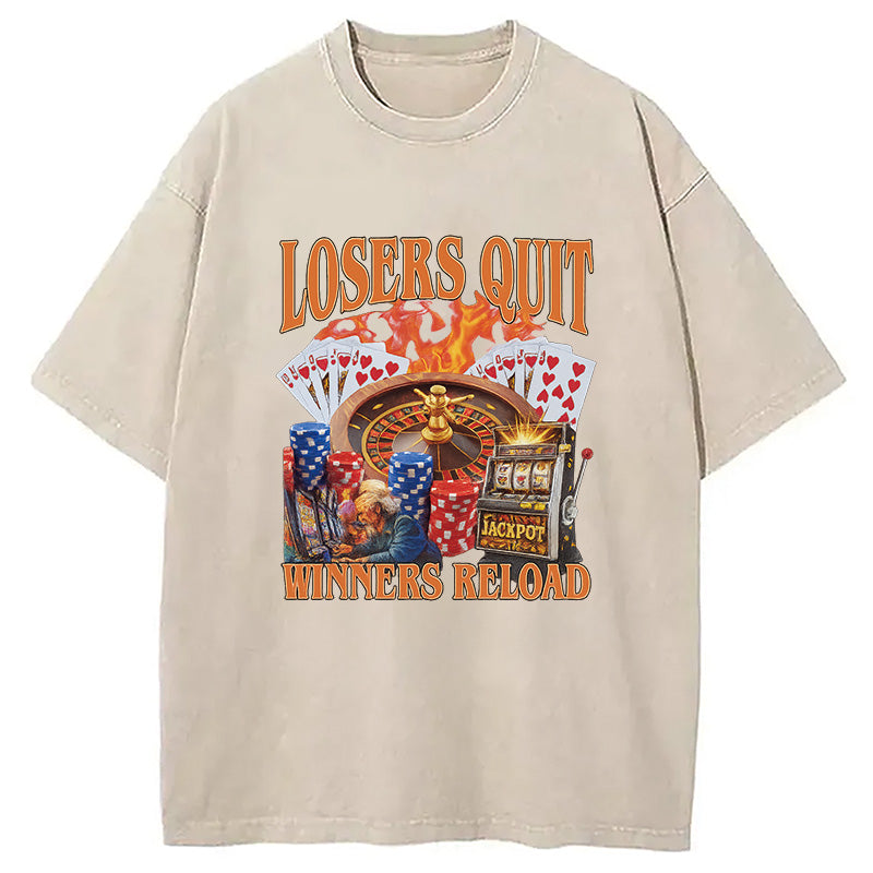 bbb Funny Gambling Washed T-Shirt