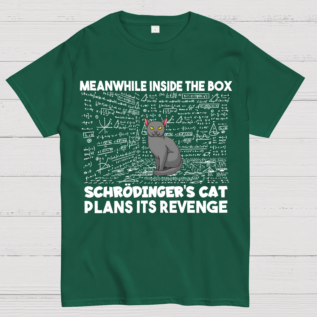 Inside The Box Schrödingers Cat Plans Its Revenge  T-Shirt