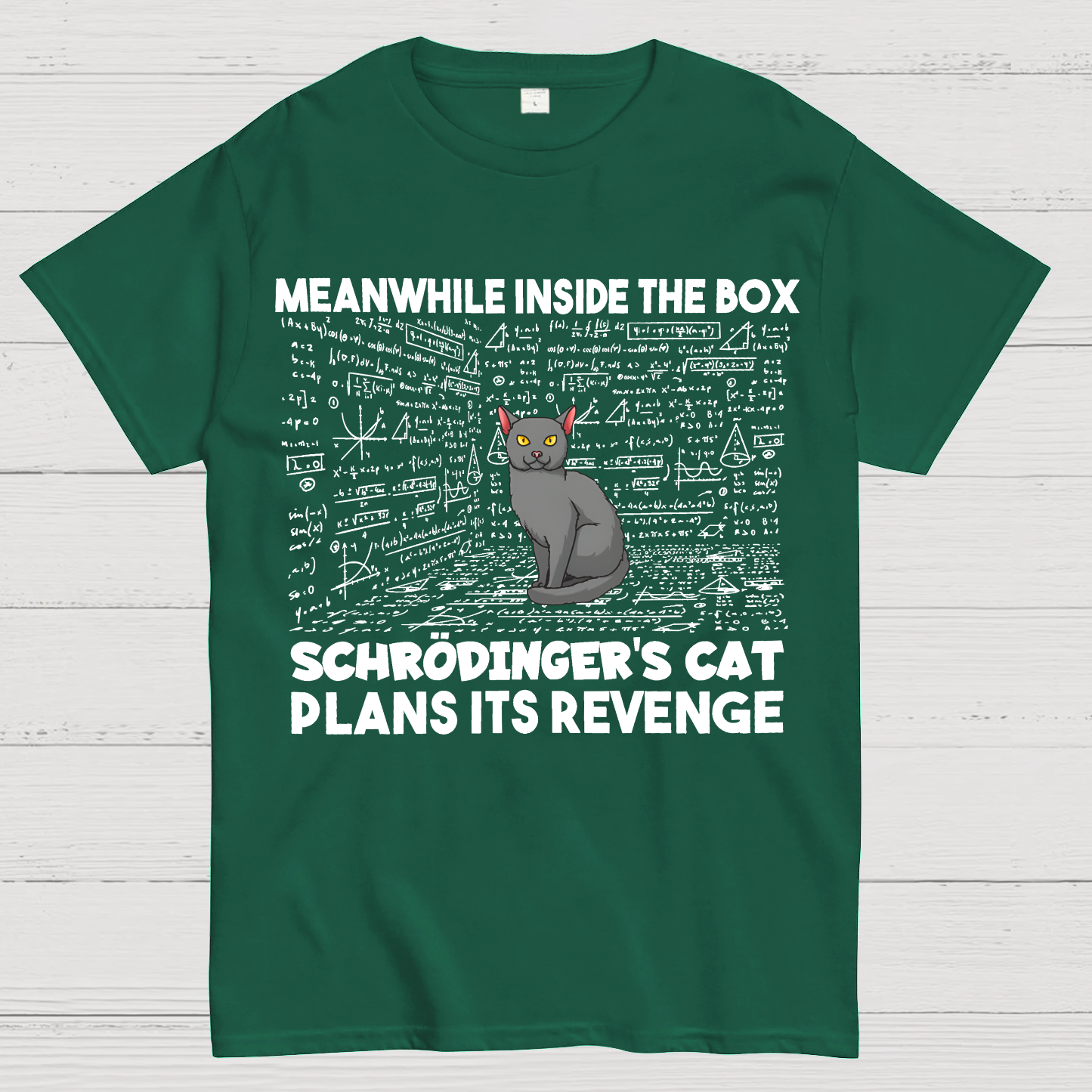 Inside The Box Schrödingers Cat Plans Its Revenge  T-Shirt