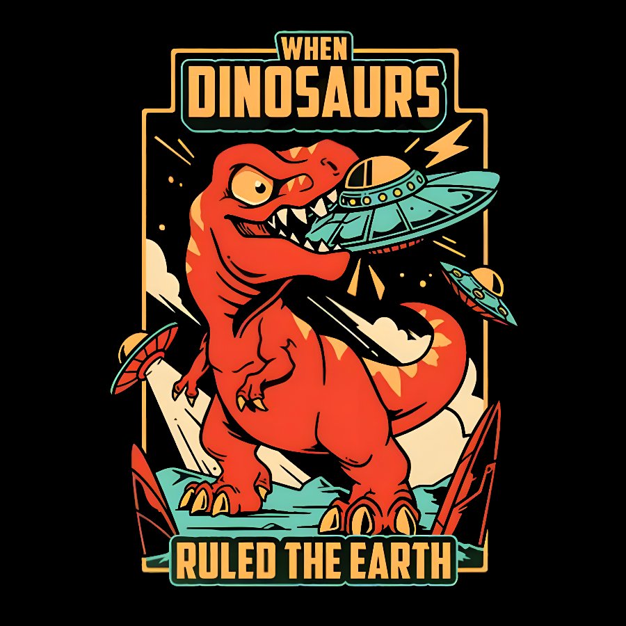 When Dinosaurs Ruled The Earth  T-Shirt