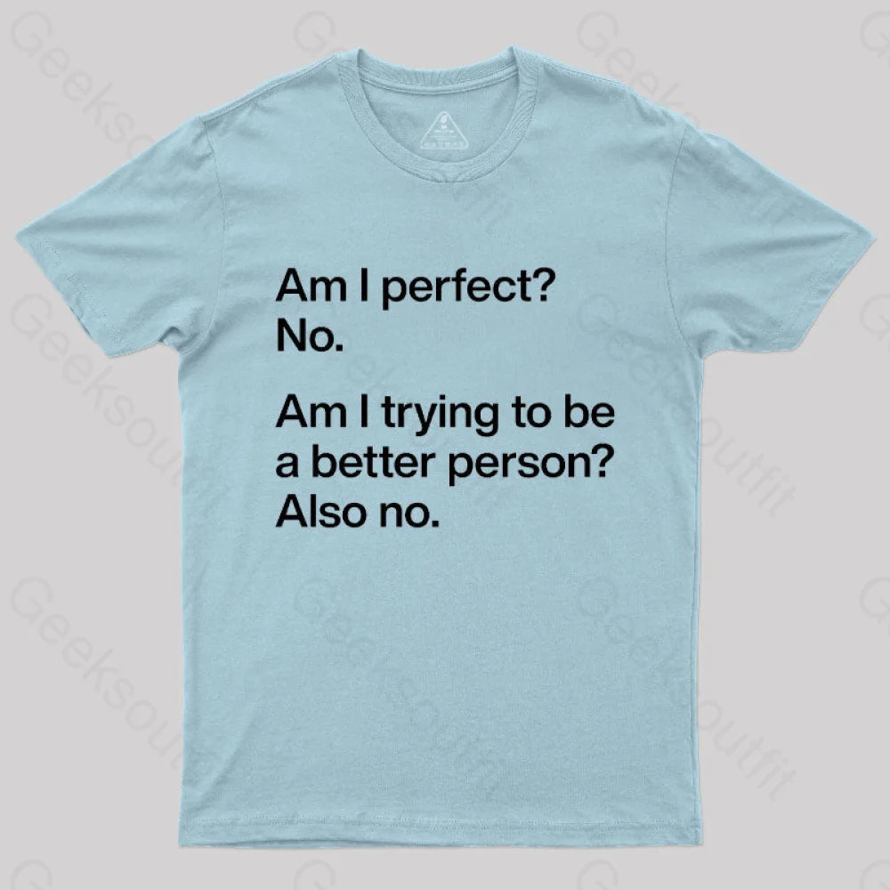 Am I Perfect No  T-Shirt