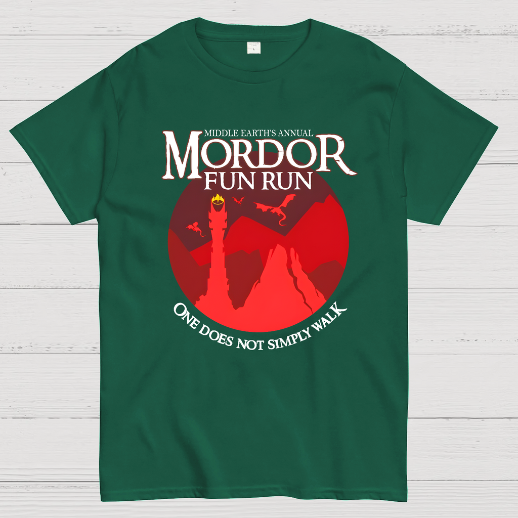 Middle Earth’S Mordor Fun Run One Does Not Simply Walk  T-Shirt