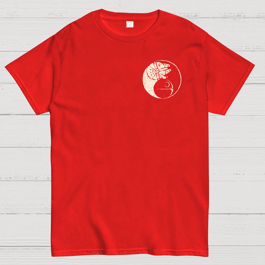 Balancing The Force Front And Back Printing  T-Shirt