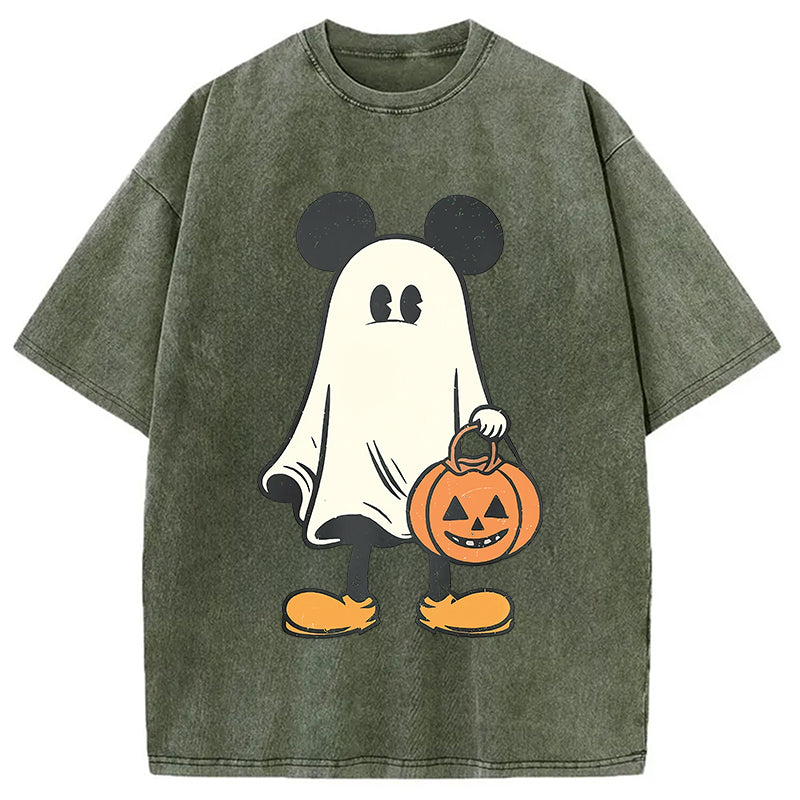 bbb Halloween Mickey Washed T-Shirt