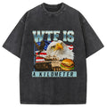 bbb WTF Is A Kilometer Meme Washed T-Shirt