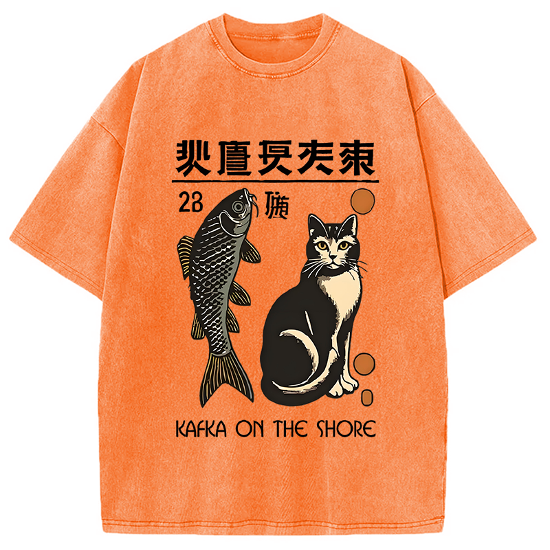 bbb Kafka On The Shore Washed T-Shirt