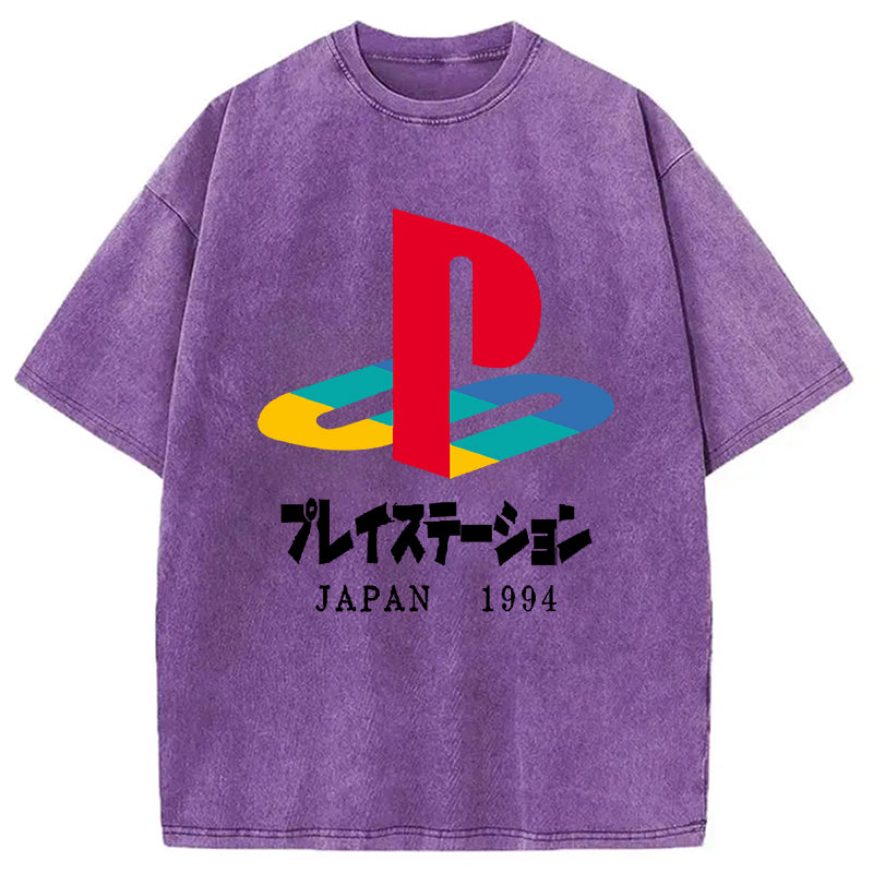 bbb Sony Playstation Japanese Washed T-Shirt