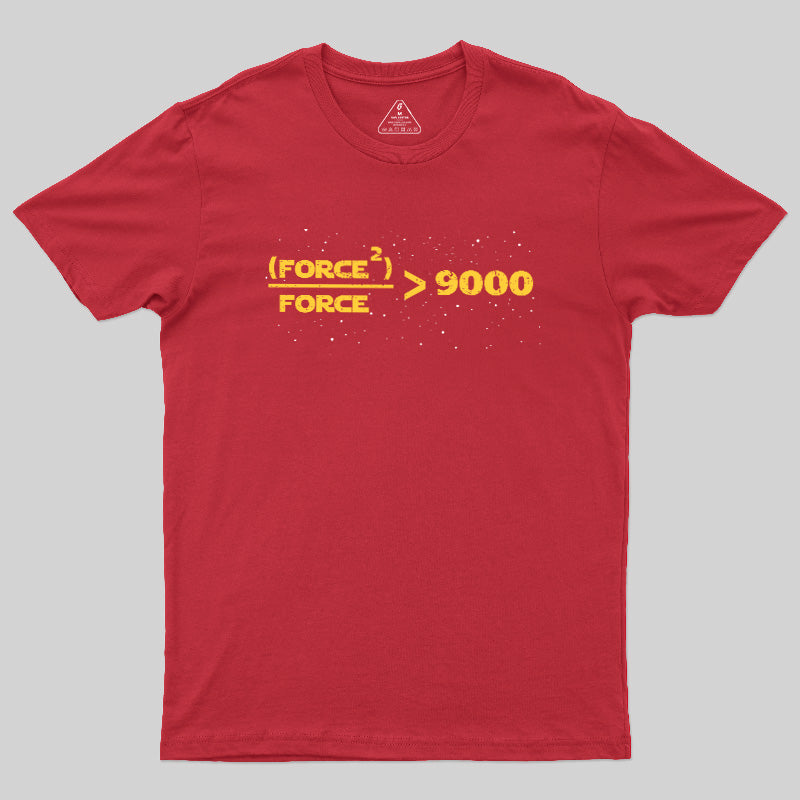 The Force Is Over 9000  T-Shirt