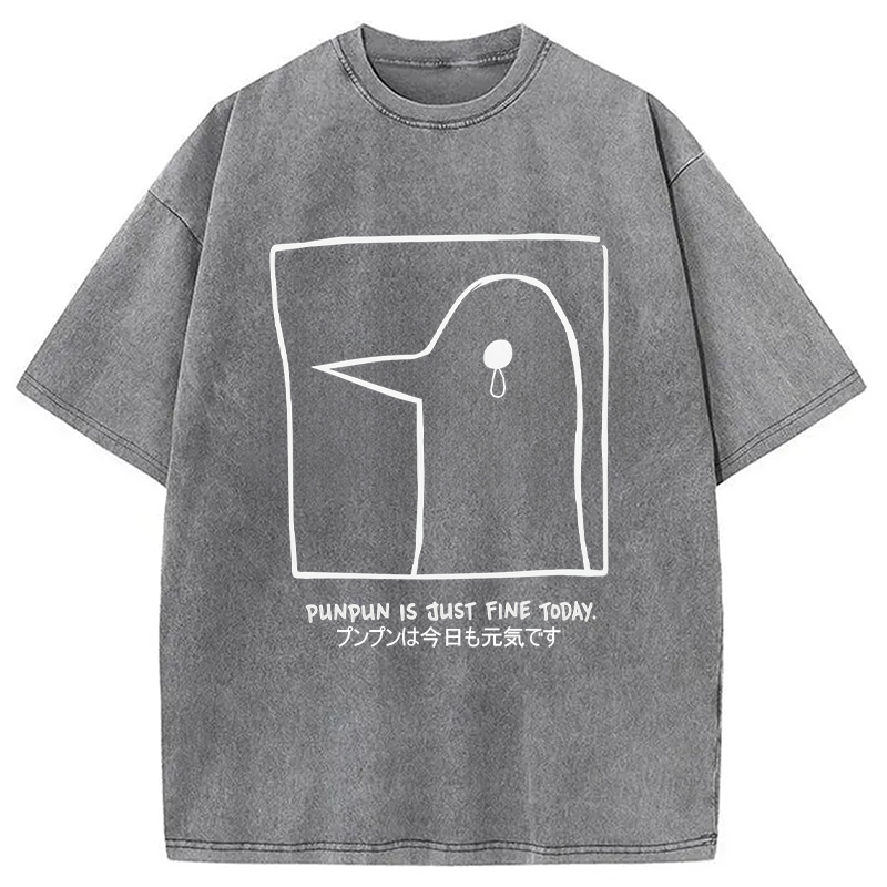 bbb Oyasumi Punpun Washed T-Shirt