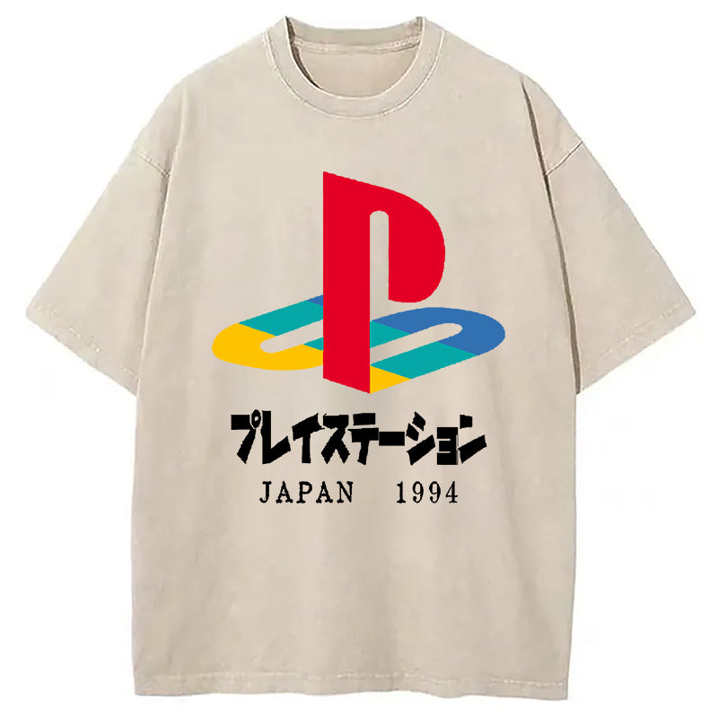 bbb Sony Playstation Japanese Washed T-Shirt