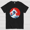 Surfing Cat Funny T-Shirt