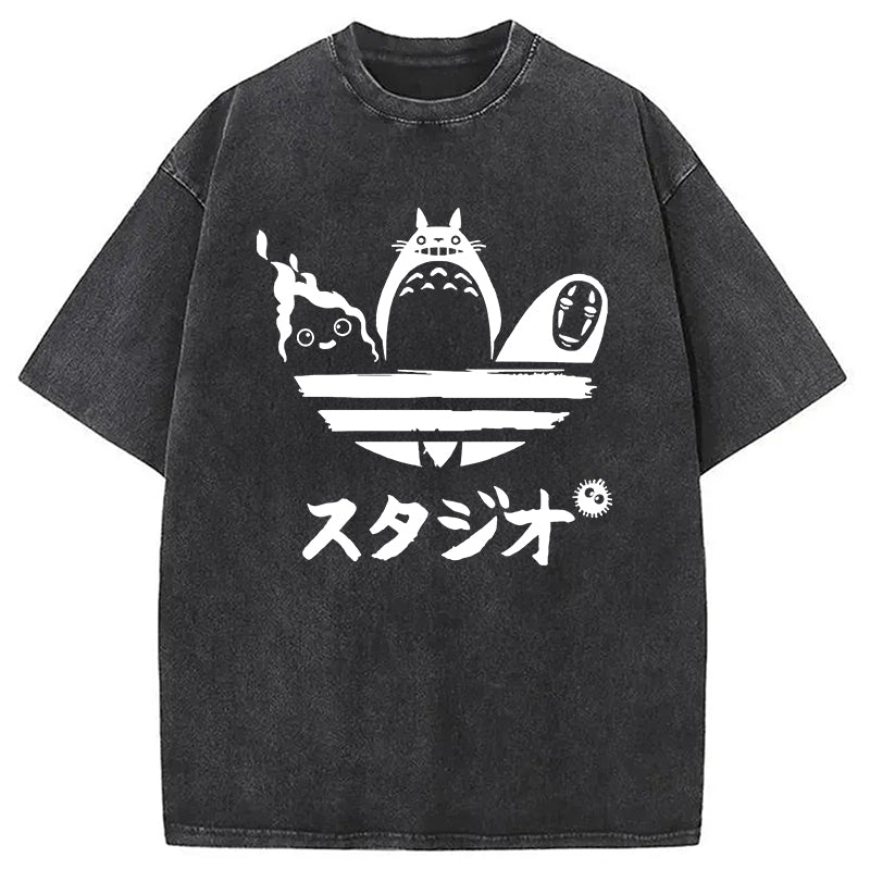 bbb Ghibli Vintage Japanese Washed T-Shirt