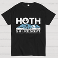 Hoth Ski Resort Casual Space Wars y T-Shirt