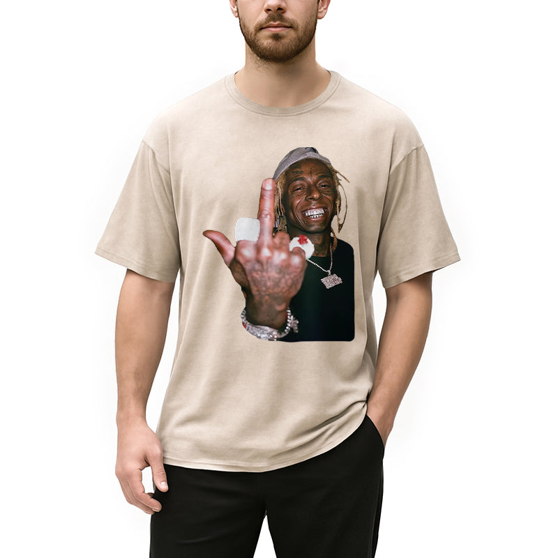 bbb North America Tour Lil Wayne Washed T-Shirt