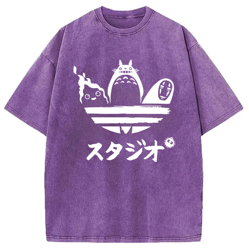 bbb Ghibli Vintage Japanese Washed T-Shirt