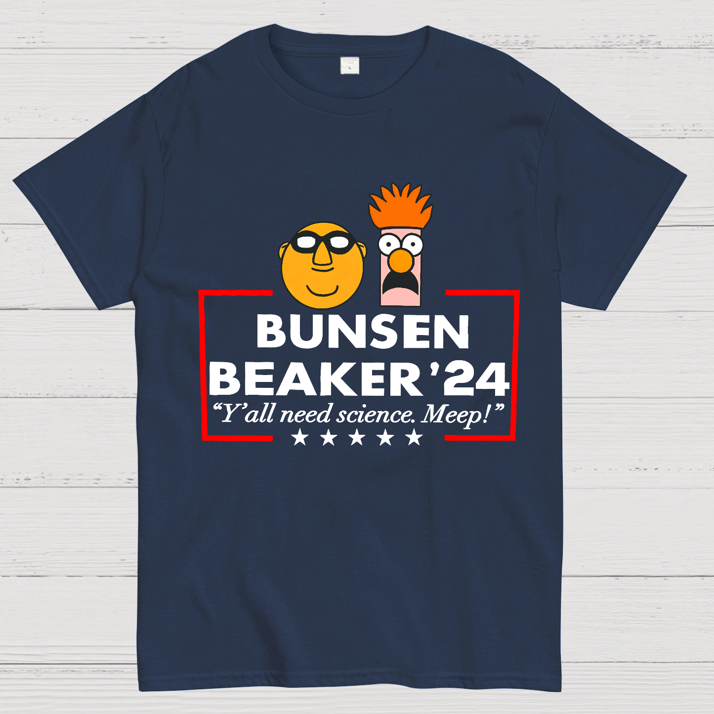 Science Meep Bunsen And Beaker Teacher y T-Shirt
