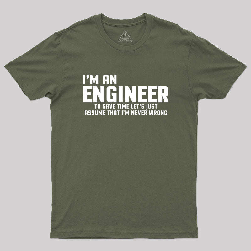 I'm An Engineer Funny Quote Active  T-Shirt