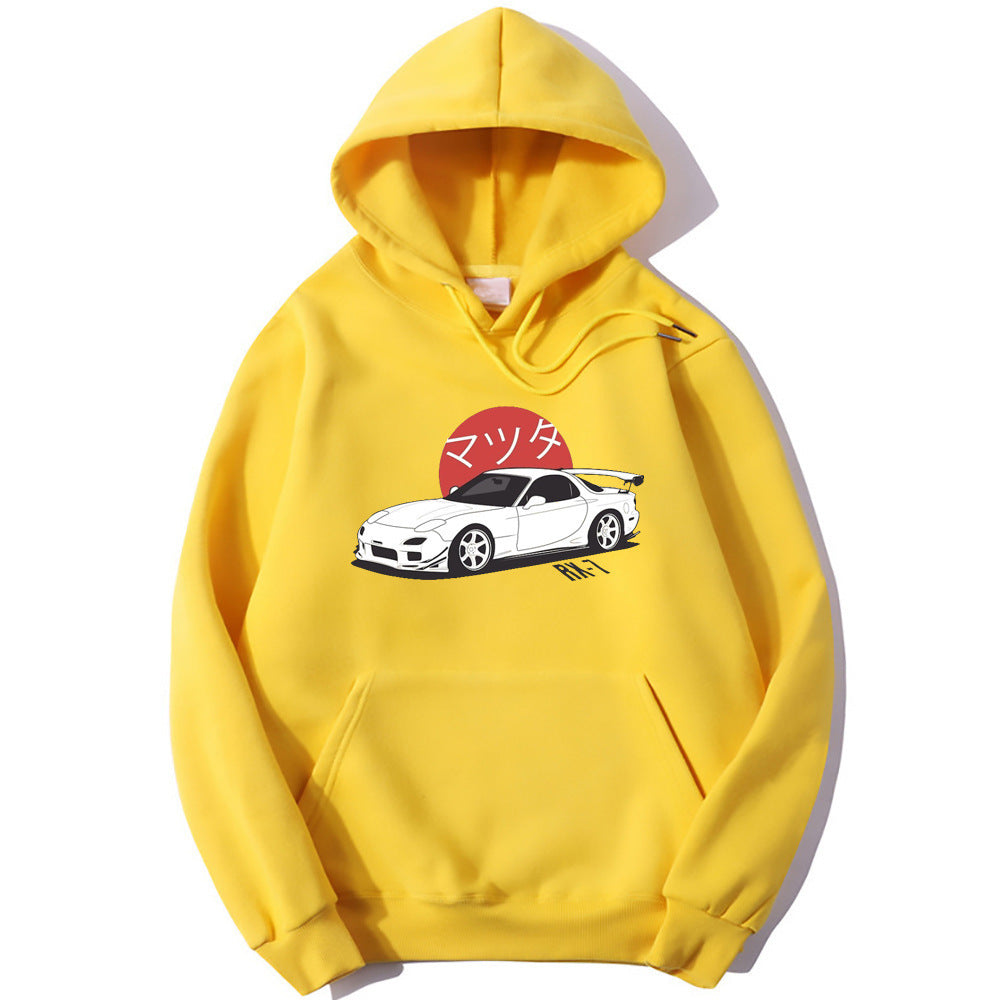 Lightweight Unisex Hoodie - Drop-Shoulder, Cotton, Everyday