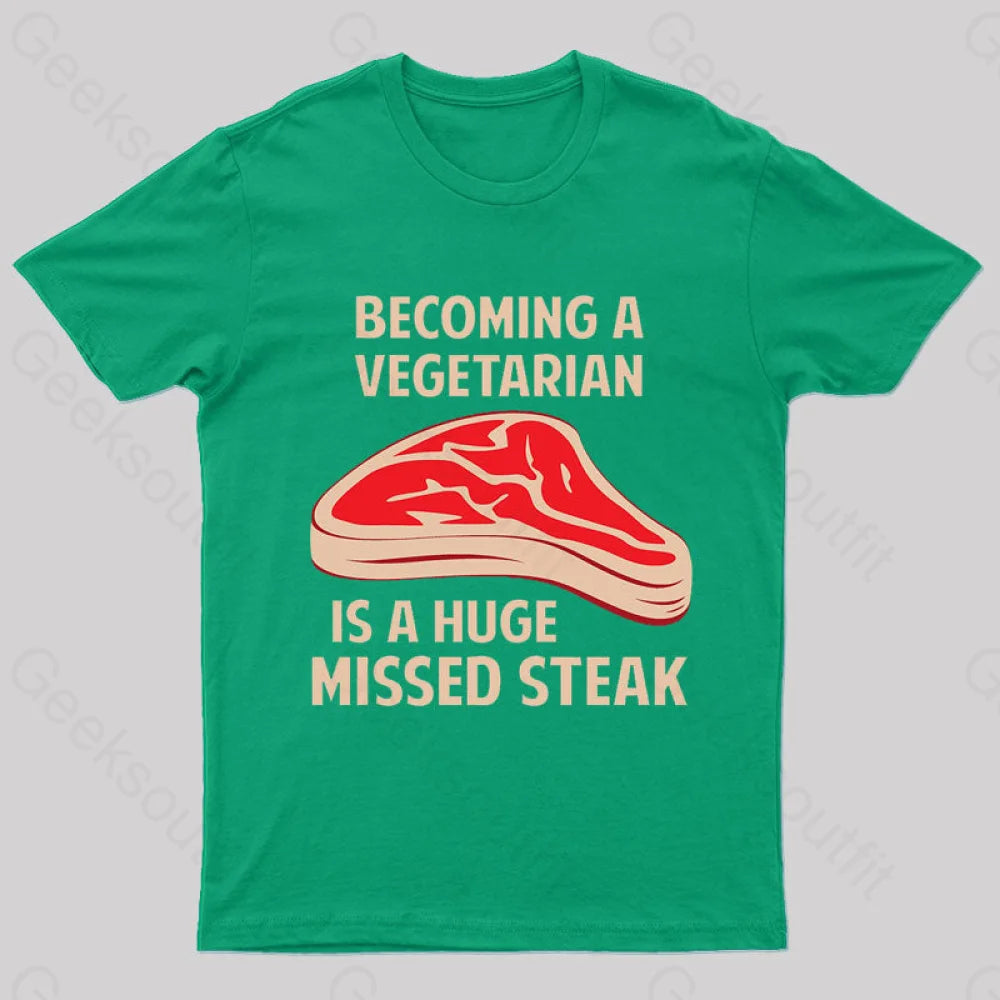 Becoming A Vegetarian  T-Shirt