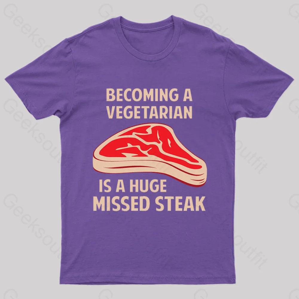 Becoming A Vegetarian  T-Shirt