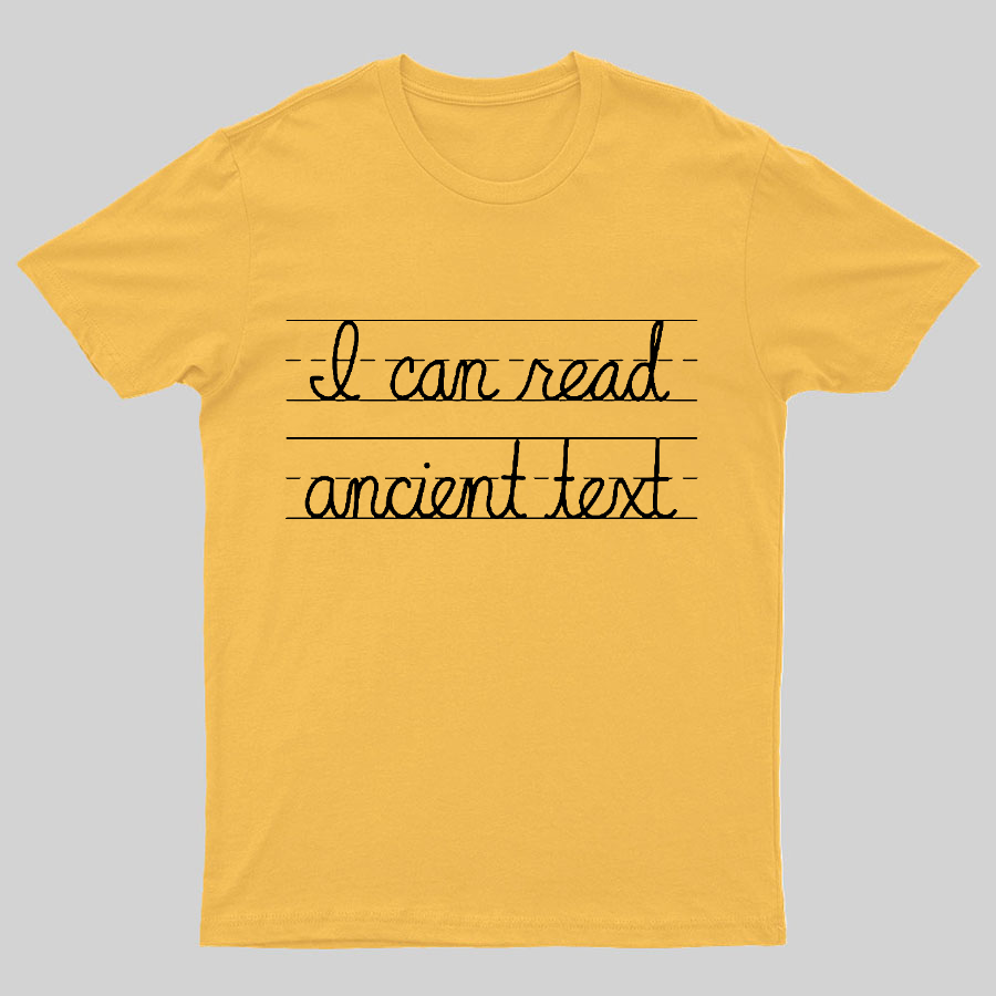 Ancient Text y T-Shirt