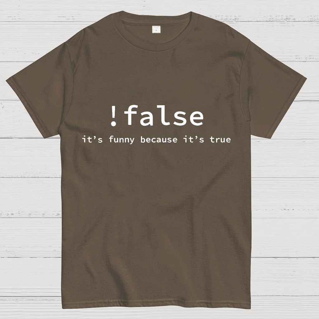 Funny False Programming Coding  T-Shirt