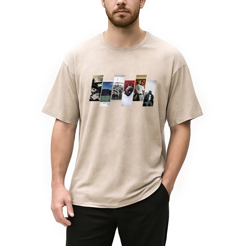 bbb Kendrick Lamar Albums Washed T-Shirt