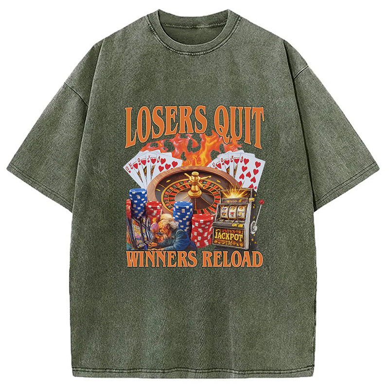 bbb Funny Gambling Washed T-Shirt