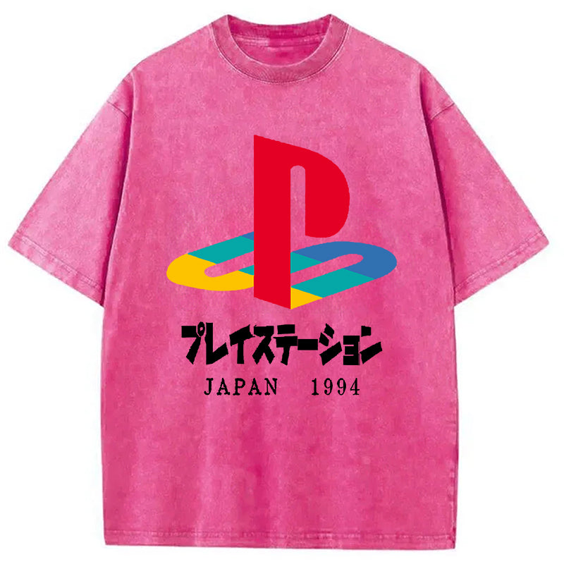bbb Sony Playstation Japanese Washed T-Shirt