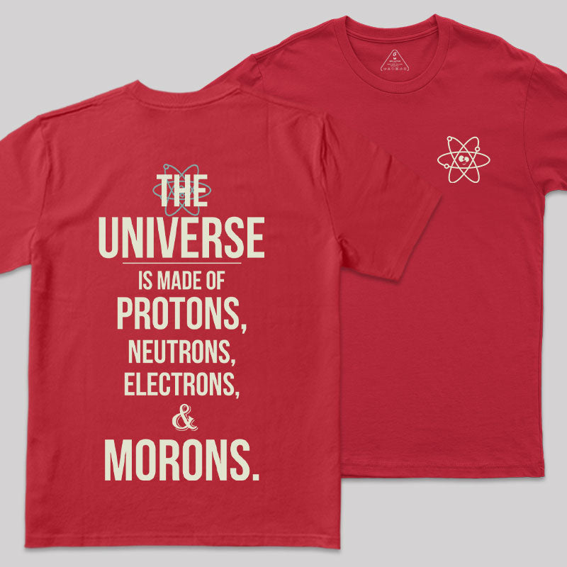 Atomic Humor Front and Back Printed T-Shirt
