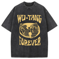 bbb Wu-Tang Forever Hip-Hop Washed T-Shirt