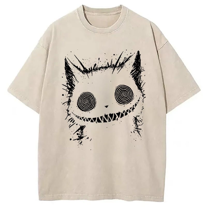 bbb Creepy Cheshire Cat Washed T-Shirt