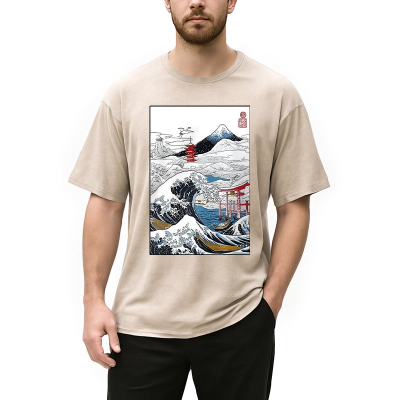 bbb Snowy Japan Washed T-Shirt