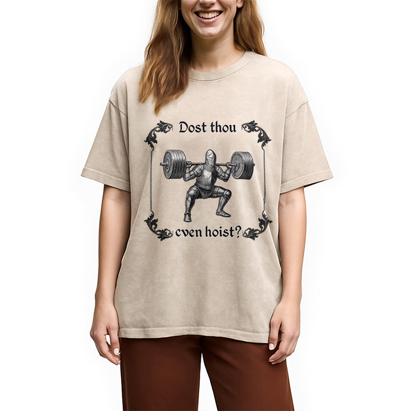 bbb Dost Thou Even Hoist Washed T-Shirt