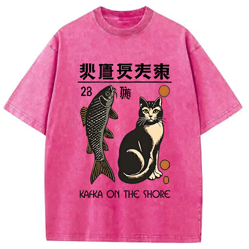 bbb Kafka On The Shore Washed T-Shirt