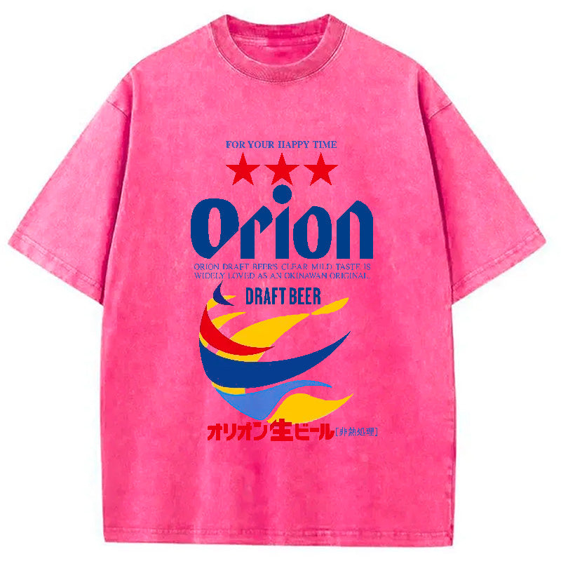 bbb Orion Beer Vintage Japanese Washed T-Shirt
