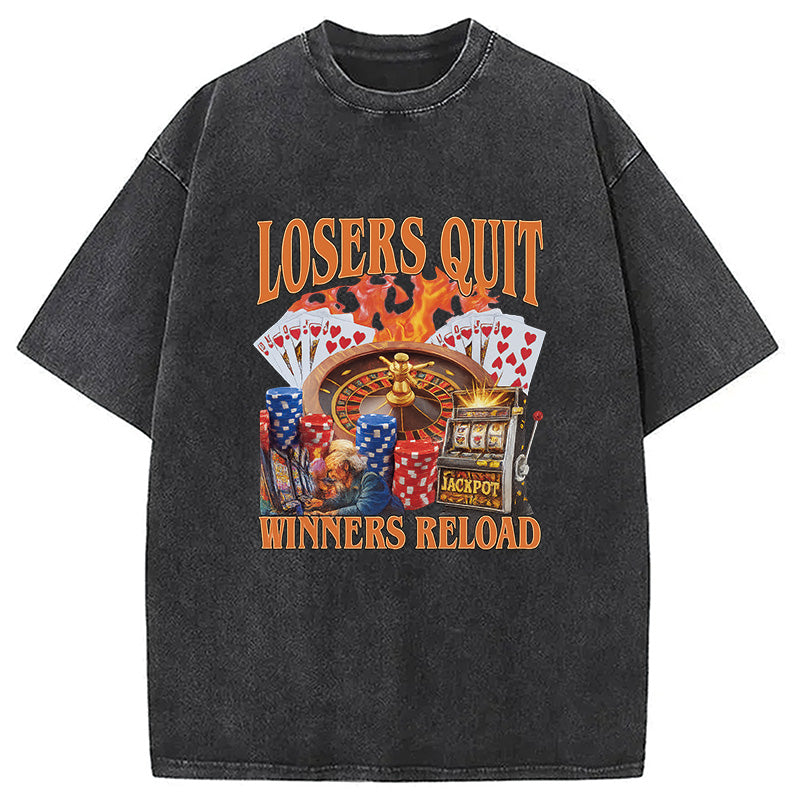 bbb Funny Gambling Washed T-Shirt