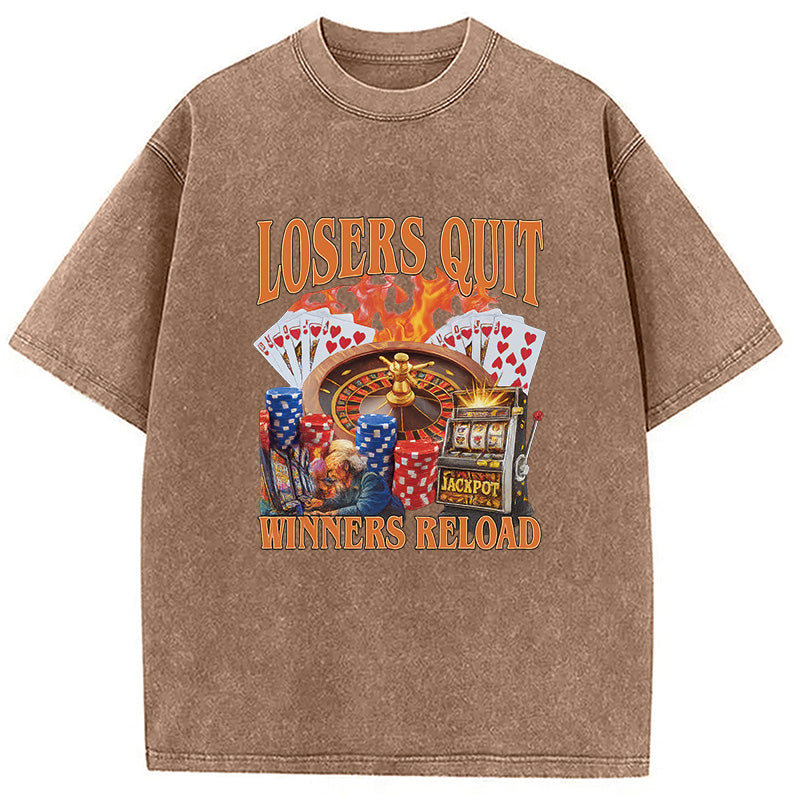 bbb Funny Gambling Washed T-Shirt