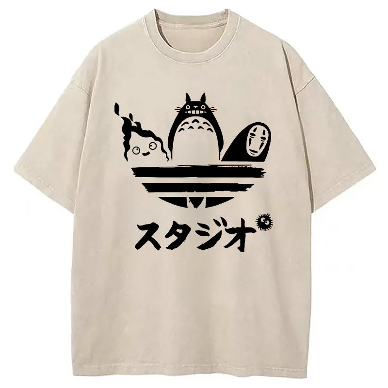 bbb Ghibli Vintage Japanese Washed T-Shirt