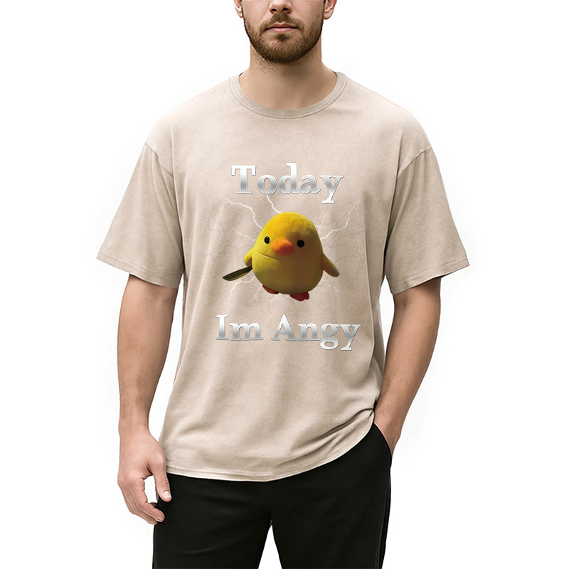bbb Today I'm Angry Washed T-Shirt