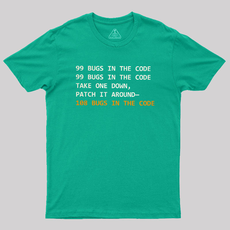99 Bugs In The Code  T-Shirt