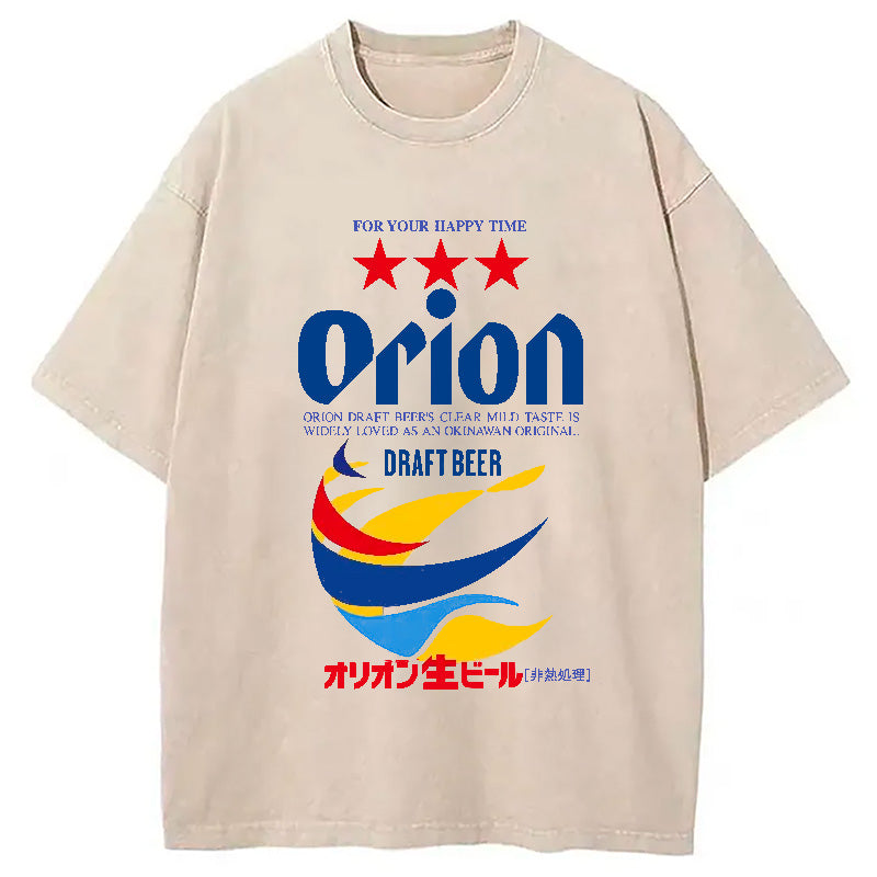 bbb Orion Beer Vintage Japanese Washed T-Shirt