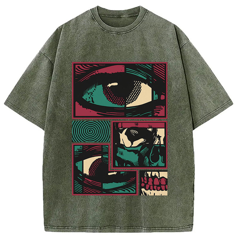 bbb Facial Fragments Washed T-Shirt