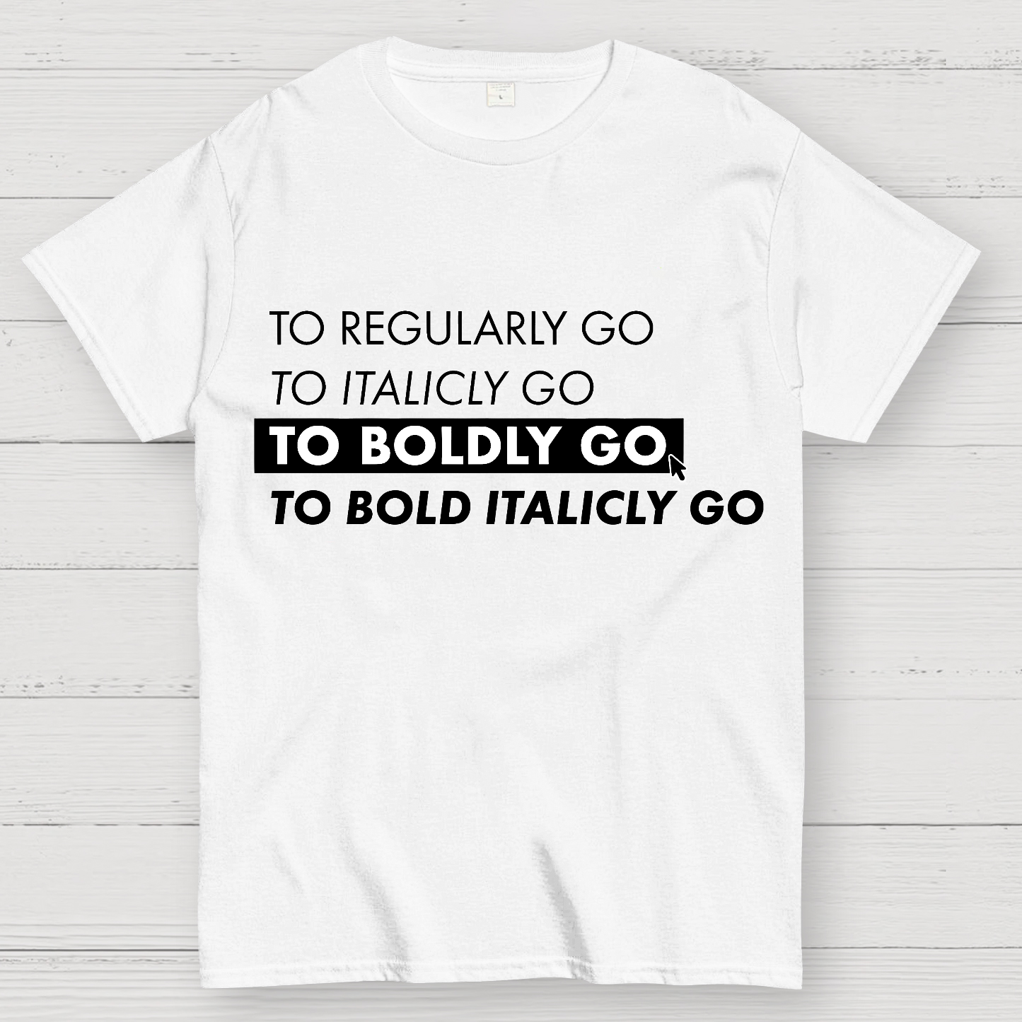 Font Trek  T-Shirt