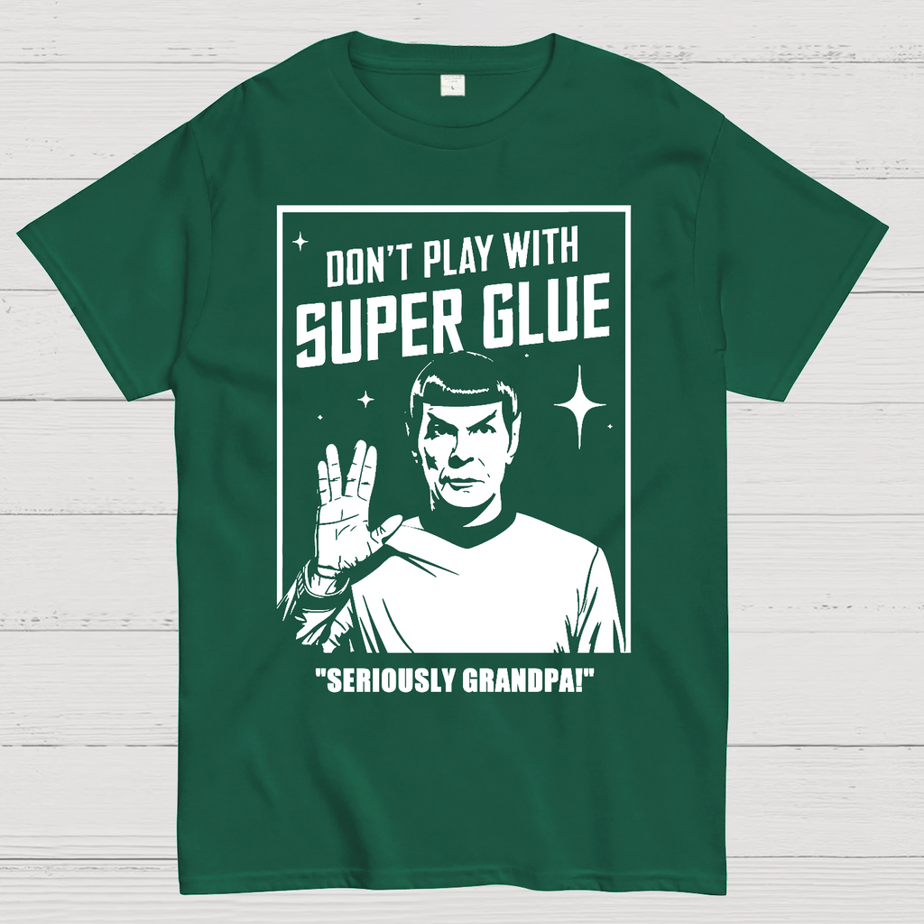 Don't Play With Superglue Grandpa  T-Shirt