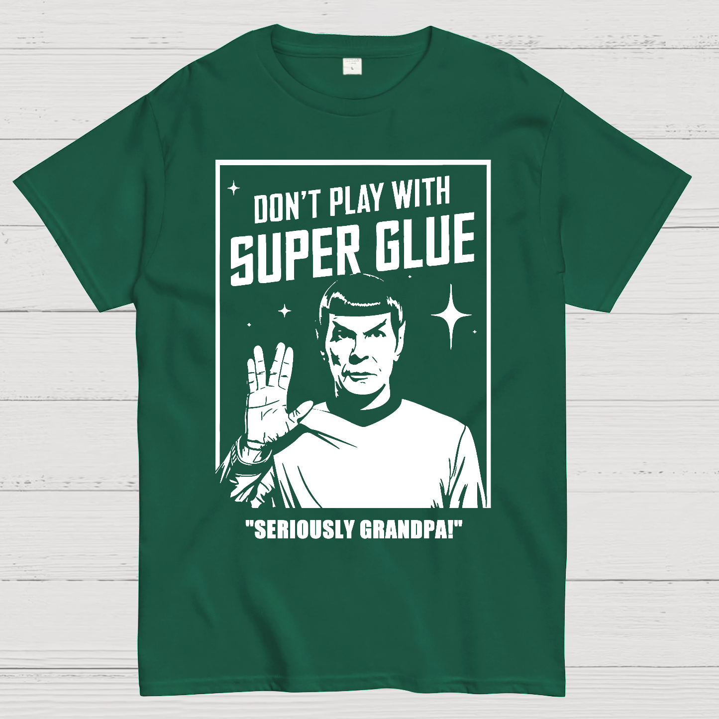 Don't Play With Superglue Grandpa  T-Shirt